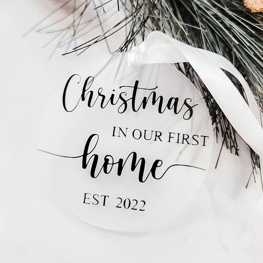 Our First Home Ornament